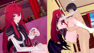 R18 [Shorts] Rias Gremory [High School DxD] With sound ❗Attention