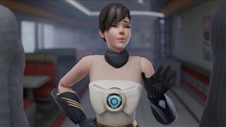 Tracer taking two dicks [black]