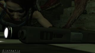 Drain Deimos Fucks And Inseminates Jill Valentine