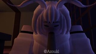 Luna The Moth Licks Penis (Azoukl)