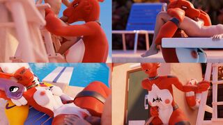 Guilmon at the Pool 『Wigfritter』