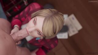 Rachel Amber blowjob scene [Life is Strange]