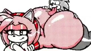 Sonic Licking Amy's Anus [nunya84587583]
