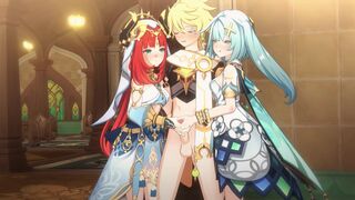 Nilou & Faruzan Double HJ ANIMATION (4K) (Full Clothed) [PastaPaprika]