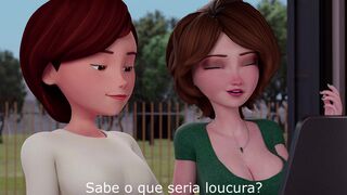 Cass Hamada and Helen Parr Pt-Br