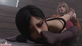 Separate Tickling - First Minute - [AviJustFeet]