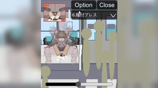 Straight Bang JK On Molestation Train [kurai-YA]