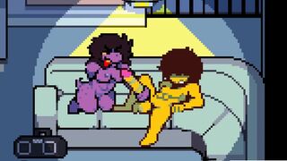 Deltarune Susie Forced Deepthroat Blowjob
