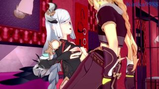 Genshin Impact - Shenhe and Aether