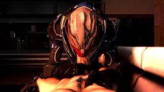 Shepherd gets a Blowjobfrom a Turian (Scrungusbungus) [Mass Effect]