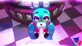 Femboy toy bonnie blowjob