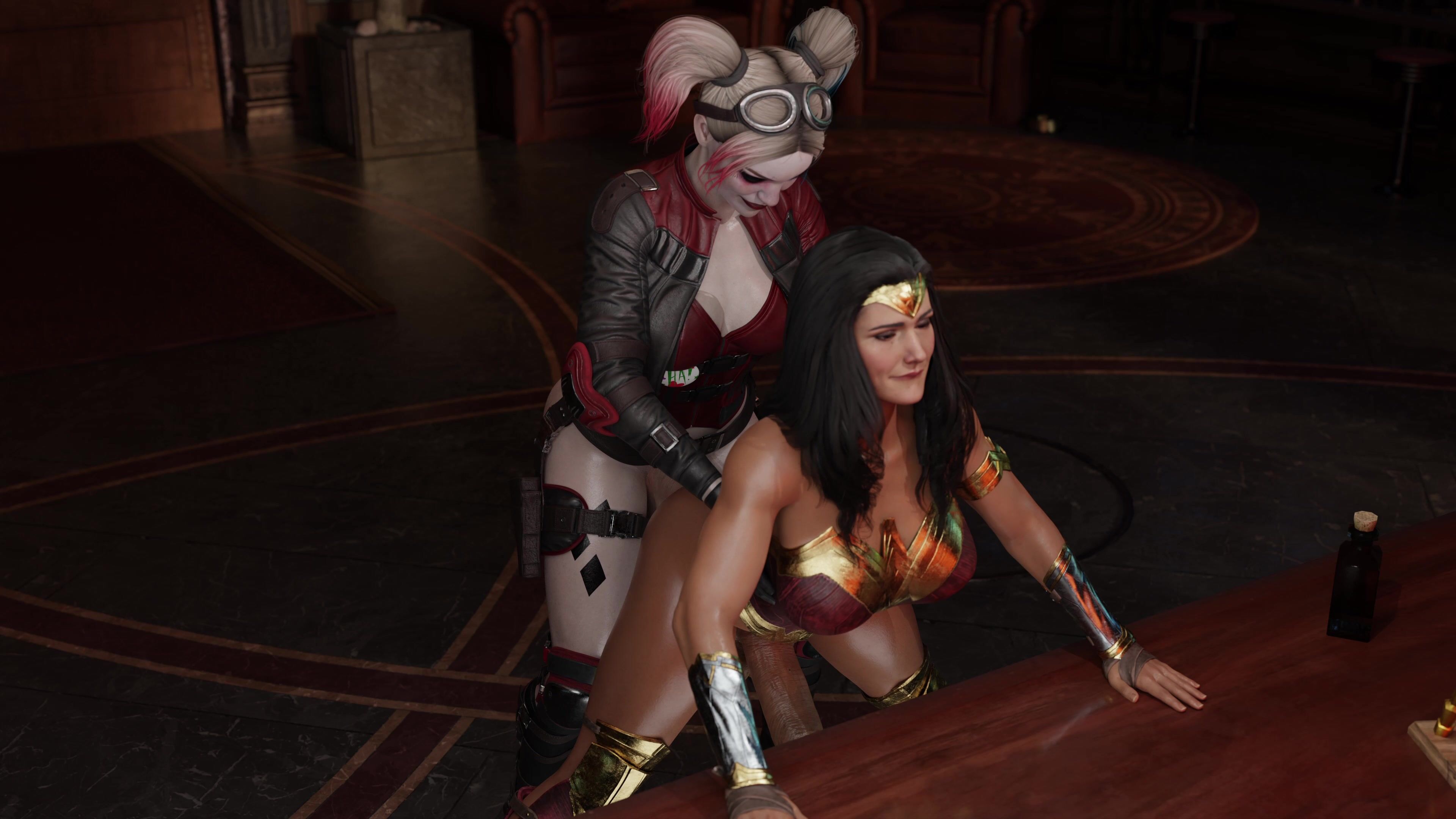 Harley Quinn Futa Fucks Wonder Woman Futa