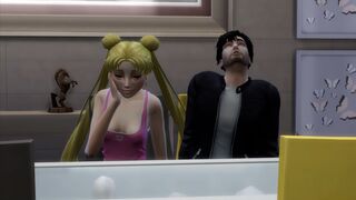 [TRAILER] SAILOR MOON SEDUCES TEACHER AT HER PARENTS’ HOUSE