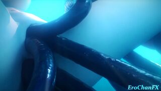 Tifa and Aerith vs 12 tentacles!