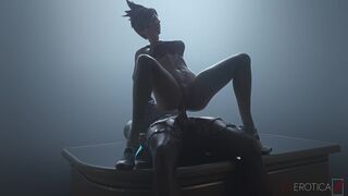 Tracer rents a BDSM male for her stress relief (black) [VGErotica]