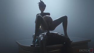 5 months later Tracer STILL wants BDSM BBC (black) [VGErotica]