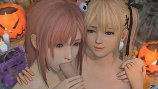 Honoka And Marie Teamwork