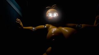 chica chasing in the toilets