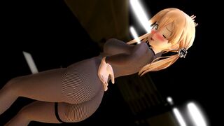 Prinz Eugen Fishnet Bodysuit Striptease - Mirrrrrors