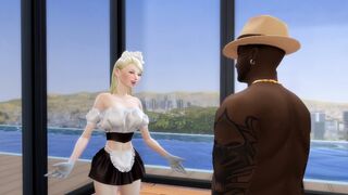 [TRAILER] BLONDE CLEANER CHEATING ON HER BOYFRIEND WITH HER BOSS FOR MONEY