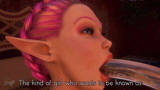 "A Girl Like Me" (Big Titty Elf Slut Rams Big Dildo Down Throat)