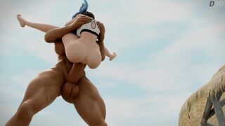 Junker Queen Smashes Tracer [D3D][4K + Audio]