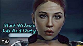 Black Widow's Job And Duty [X3D]