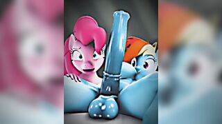 Applejack vs Rainbow Dash (FUTA)