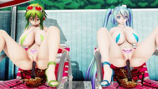 [INSECT] Gumi & Miku - Poolside Bugs(4K)