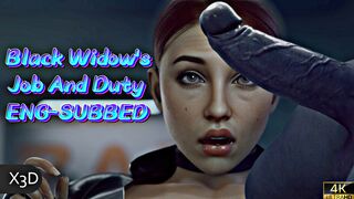 Black Widow's Job And Duty [SUB][X3D]