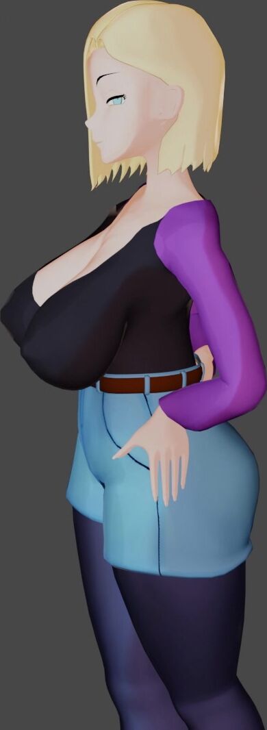 N18 Dragon Ball (Open Comision 3d)