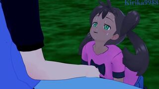 Pokemon - Shauna (Sana) and I have sex in the park at night