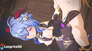 Ganyu enjoy it [LazyRice3D]