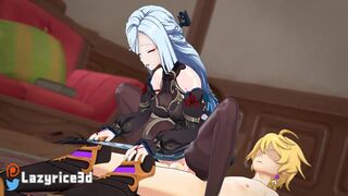 Shenhe Reverse Cowgirl [LazyRice3D]