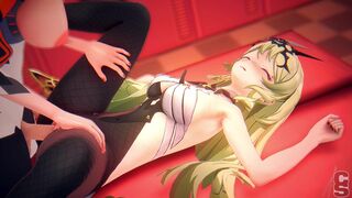 HI3 (Old clip) Kiana x Mobius (Chopsticker)