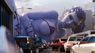Giantess Widowmaker Traffic Jam Fuck [GigaEnjoyer]