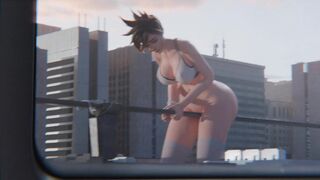 Giantess Tracer Grinds the Rails [GigaEnjoyer]
