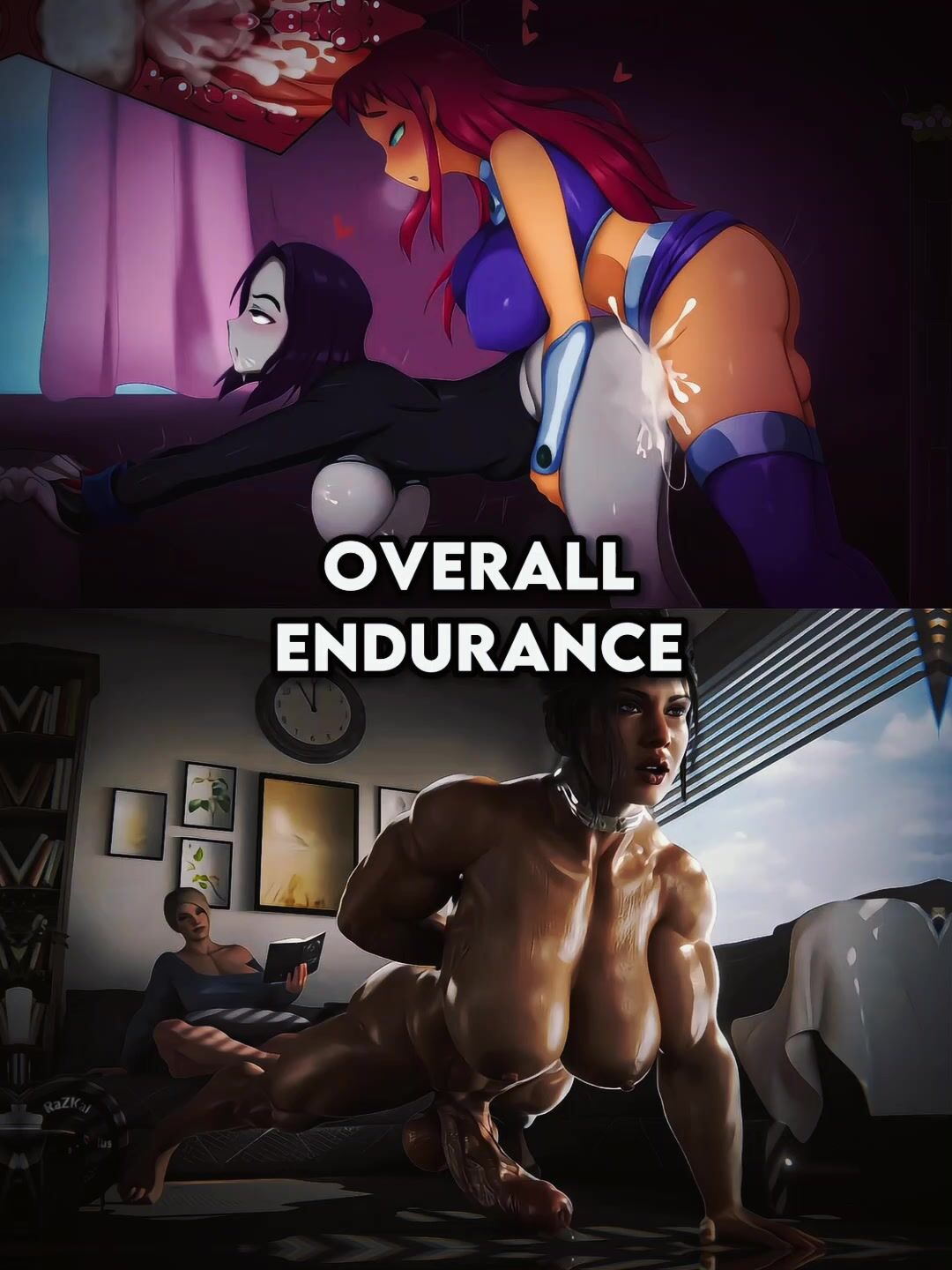 (Futa) Starfire Vs Wonder Women (Wis)