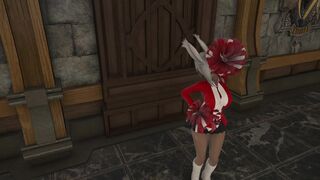 Viera playing cheerleading