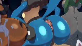 lucario assjob [orange-peel]