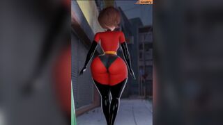 Elastigirl just patrolling