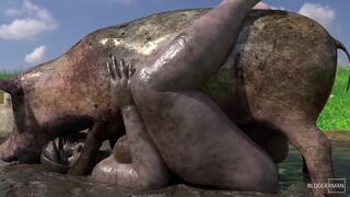 Mei x Pig Puddle Fuck