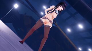 [4kmmd]Nishizumi Maho Training room NSFW ver