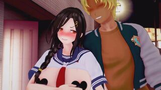 Mr. Tme obeys the orders of a naughty university student.