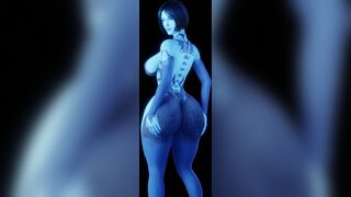 Cortana Shaking her Thicc Data Banks! Part III (Requested by me!)