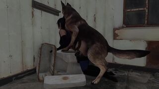 Ada Lets Herself Fucked By A Dog