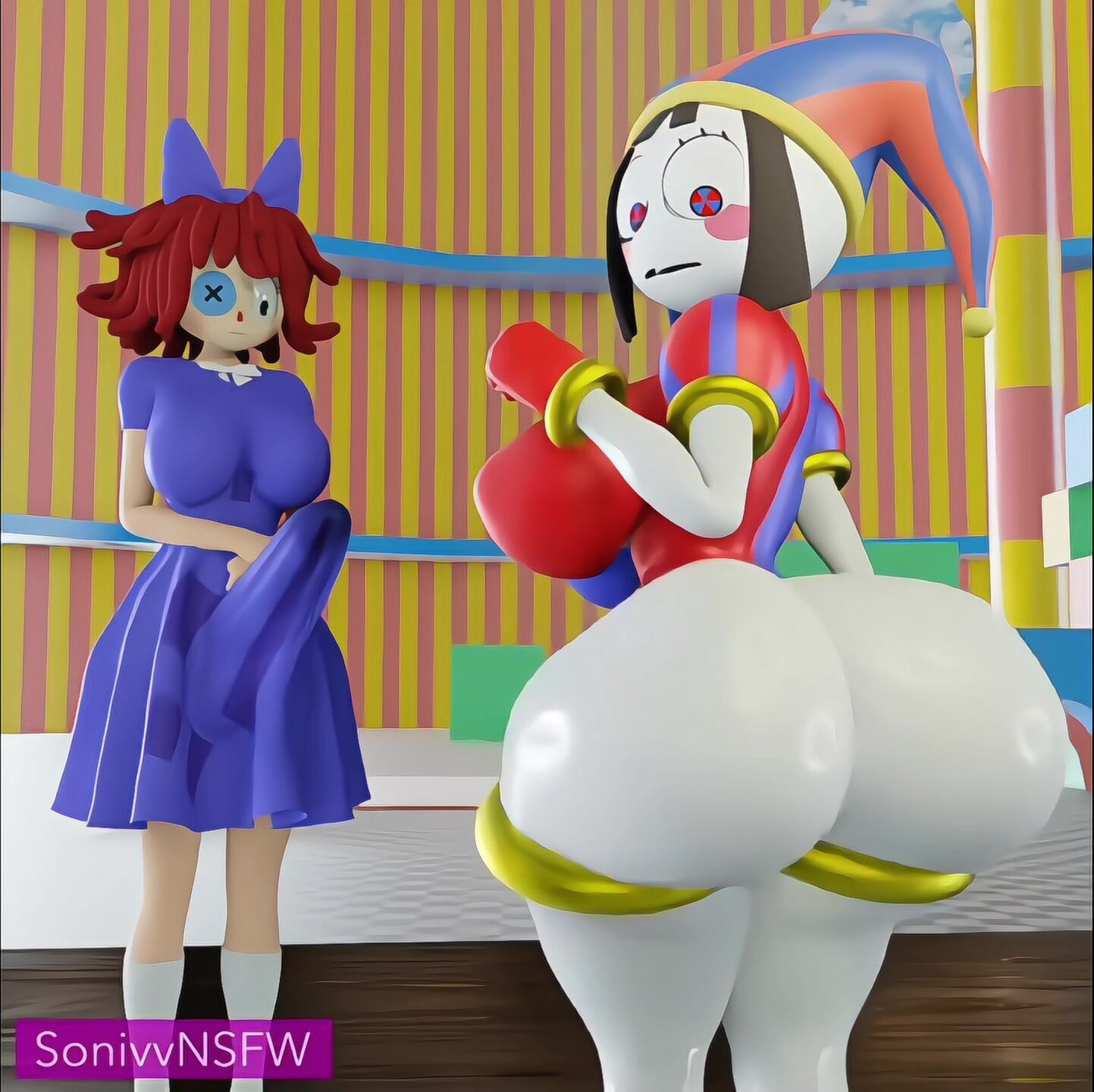 Ragatha x pomni nsfw