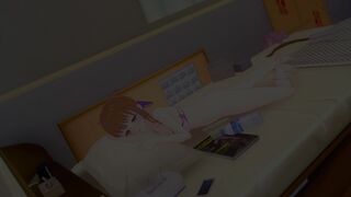 Girl masturbates while being alone in her house