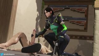 Viper gives a good handjob