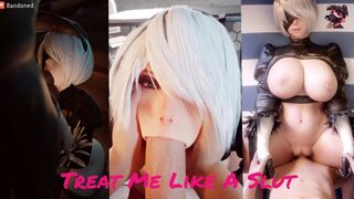 Treat Me Like A Slut - A 2B NieR Automata PMV